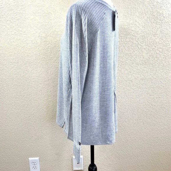 Calvin Klein grey sweater women V neckline long sleeve sweater size XL - Picture 8 of 10